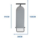 Ver imagem 6 de Tábua Mesa de Passar Roupa Dobrável e Regulável Grande Preta