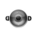 Ver imagem 2 de Panela Tampa De Vidro Wok Supra 2 Alças Antiaderente Nº28 Cereja Mta