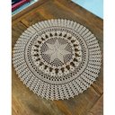 Ver imagem 2 de Toalha de Mesa Redonda Primavera Polipropileno 60cm Bege Artesanal