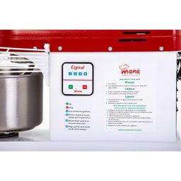 Amassadeira Espiral Maná 10 Kg Profissional Monofásico 220v Aem-10 Pro - 4