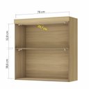Ver imagem 4 de Armário 2 Portas Basculante Marquesa 80cm 100 Mdf