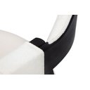 Ver imagem 4 de Cadeira de Jantar Estofada Versalhes Madeira Maciça Preto Luxo:boucle Branco