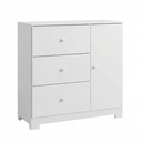 Ver imagem 2 de Cômoda Infantil 100% MDF com 3 Gavetas e 1 Porta Duda