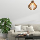 Ver imagem 2 de Luminária Teto tipo Pendente FILIPINAS MDF - Completa