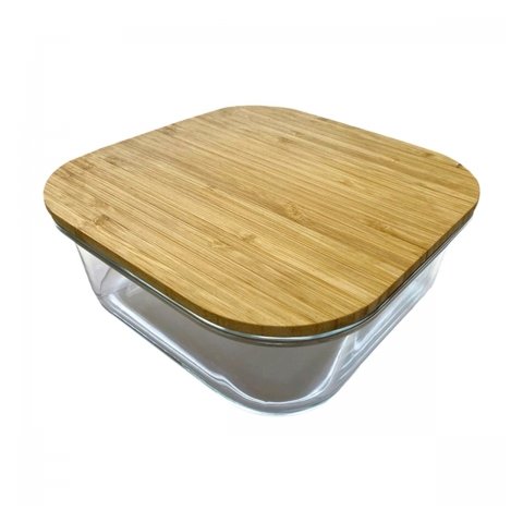 Pote Quad C/ Tampa Bambu 310 Ml Mimo Style Kiterpan