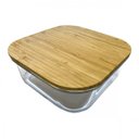 Ver imagem 1 de Pote Quad C/ Tampa Bambu 310 Ml Mimo Style Kiterpan