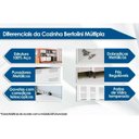 Ver imagem 2 de Cozinha Completa Múltipla 3 Peças (Paneleiro+Armário+Gabinete Pia) CZ33 Branco - Bertolini