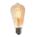 Ver imagem 1 de Lâmpada Filamento De Led Poptem St64 4w 220v 14cm decorativa transparente