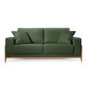 Ver imagem 2 de Sofá 3 Lugares Fixo Living Paris Veludo Verde 2,10m