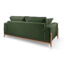 Ver imagem 3 de Sofá 3 Lugares Fixo Living Paris Veludo Verde 2,10m