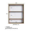 Ver mais imagens de Conjunto para Banheiro Gabinete Suspenso 60cm com Cuba Espelheira com Led Cj8005.40