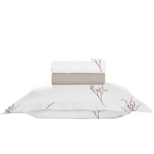 Jogo de Cama Solteiro 300 Fios Nova America - Aline (7370)