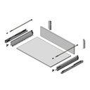 Ver imagem 3 de Gaveta Tandembox Plus Extensão Interna Alta D Blumotion para Módulo de 600 Mm Blum 500mm - Cinza - 3