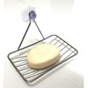 Ver imagem 3 de Saboneteira com Ventosa Porta Sabonete Banheiro Suporte de Parede Box Cromado sem Furo