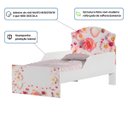 Ver imagem 2 de Cama Infantil Rosas com Colchão Mini Cama