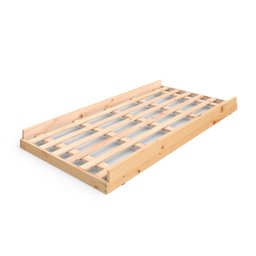Cama Auxiliar Madeira Maciça Cor Natural - 2