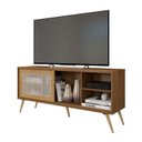 Ver imagem 5 de Rack para TV até 55 Polegadas Retrô 136cm em BP Porta Pés em Madeira Maciça Telada Multiverso