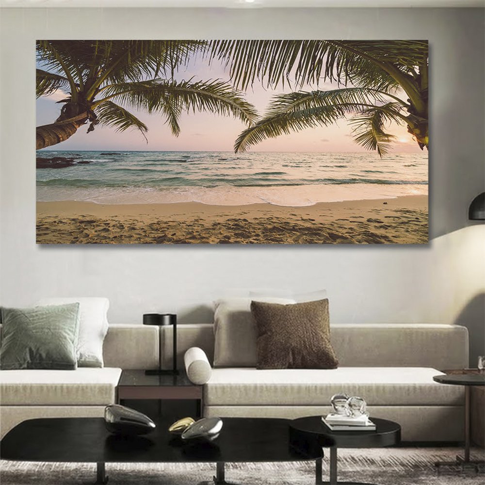 Quadro Decorativo Paisagem , Tela em Canvas ideal para  Sala, Quarto e Hall de entrada (100x70 cm) - 2