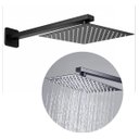 Ver imagem 1 de Ducha Chuveiro 20x20 Slim Cromado Luxo Metal Braço 40cm Solar Gás Brinovar