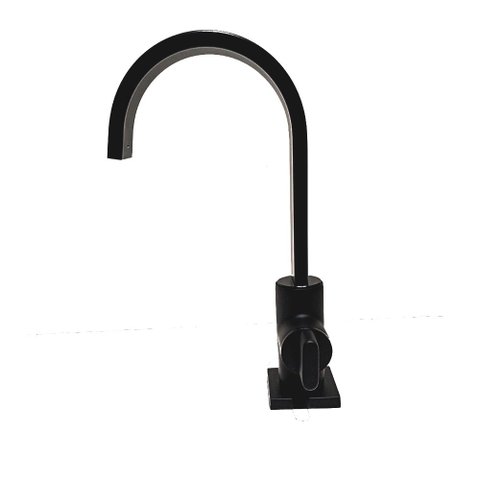 Torneira Banheiro Lavatório Mesa Bica Slim Móvel Black Matte
