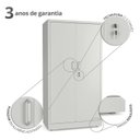Ver imagem 5 de Armário Alto de Aço Reforçado com Chave 2 Portas e 3 Prateleiras Reguláveis Cinza