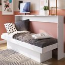 Ver imagem 1 de Cama de Solteiro Articulada 195,6cm com Prateleira e Nichos Branco