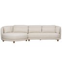 Ver imagem 6 de Sofá 05 Lugares 330cm Arizona com Chaise Direito Bouclé Off White - Nexta Casa