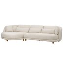 Ver imagem 1 de Sofá 05 Lugares 330cm Arizona com Chaise Direito Bouclé Off White - Nexta Casa