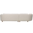 Ver mais imagens de Sofá 05 Lugares 330cm Arizona com Chaise Direito Bouclé Off White - Nexta Casa