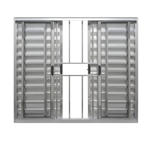 Veneziana de Alumínio  6 folhas 1,00 x 1,20 com grade cor Brilhante