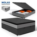 Ver imagem 4 de Cama Box Baú com Colchão de Molas Ensacadas Pillow Top Umaflex Vitta Casal 138cm