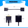 Kit 5 Conversores Adaptador Conector Dvi-d 24+1 Macho P/ Vga 15 Pinos Fêmea - 4