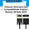 Kit 5 Conversores Adaptador Conector Dvi-d 24+1 Macho P/ Vga 15 Pinos Fêmea - 6