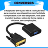 Kit 5 Conversores Adaptador Conector Dvi-d 24+1 Macho P/ Vga 15 Pinos Fêmea - 2