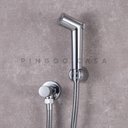 Ver mais imagens de Kit Vaso Sanitário Monobloco Amazonita e Ducha Higiênica para Banheiro Apa - Preto e Prata