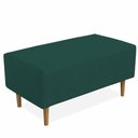 Ver imagem 4 de Kit 02 Puffs Cléo W01 Pés Palito 90 Cm Suede Verde Musgo