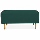 Ver imagem 3 de Kit 02 Puffs Cléo W01 Pés Palito 90 Cm Suede Verde Musgo