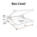 Ver imagem 4 de Cama Box Baú Blindada com Colchão Riviera Molas Ensacadas 25cm:Corino Branco/Casal