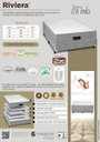Ver imagem 6 de Cama Box Baú Blindada com Colchão Riviera Molas Ensacadas 25cm:Corino Branco/Casal