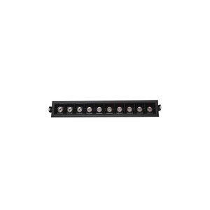 Luminária de Teto Spot Preto Led Taschibra Luz Pontual Arch Embutir 20w 2700k - Preto - Luz Quente 2