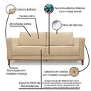 Ver imagem 7 de Sofá Barão 3 Lugares 2,10 Linho - Lucadi Home
