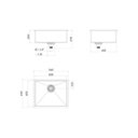 Ver imagem 3 de Cuba de Cozinha Retangular 50x40cm Deca Suprema Inox Cc.660.50.inx