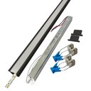 Ver imagem 2 de Perfil de Led de Embutir Save Energy Lls Flex Ii 1 Metro Led 3000k Preto {$observacao_cor}