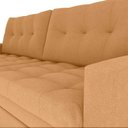 Ver imagem 5 de Sofá Cama Reclinável 2 Lugares 220cm Nayla Boucle Mostarda Matrix