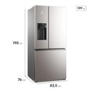 Ver imagem 4 de Refrigerador Electrolux Inverter Inox 540L IM8IS
