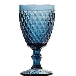 Jogo Taças Bico de Abacaxi para Água ou Vinho 6un 300ml - Transparente - 2