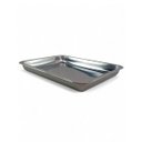 Ver imagem 1 de Forma Aluminio Retangular Forno Assar Bolo Pao Receita Bandeja Resistente Cromado
