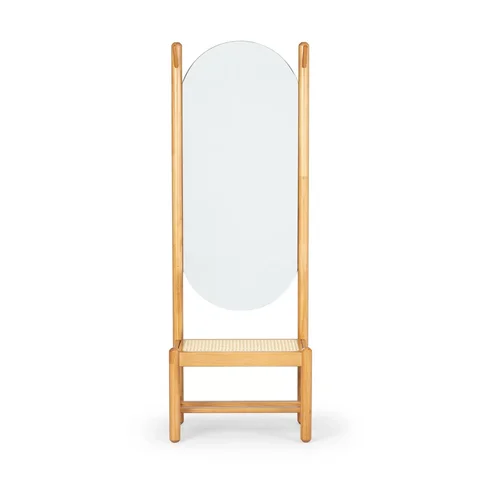 Espelho Multiuso Madeira Maciça Junco Artemobili 180x64cm
