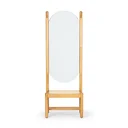 Ver imagem 2 de Espelho Multiuso Madeira Maciça Junco Artemobili 180x64cm