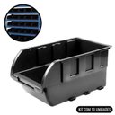 Ver imagem 2 de Caixa Plástica N°3 Preta Porta Componentes Prática Kit 10 Peças 3P MARCON